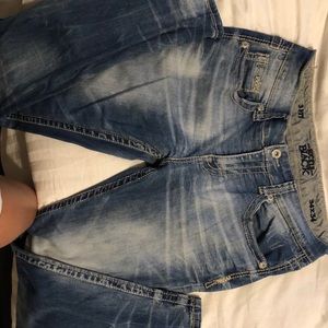 Buckle black men’s jeans